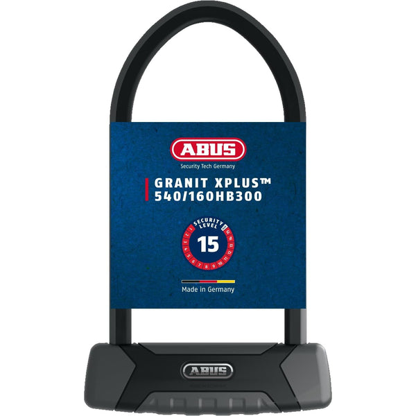 ABUS GRANIT XPlus™ 540 U-Lock (230mm w/ USH Bracket) – Pop a wheelie