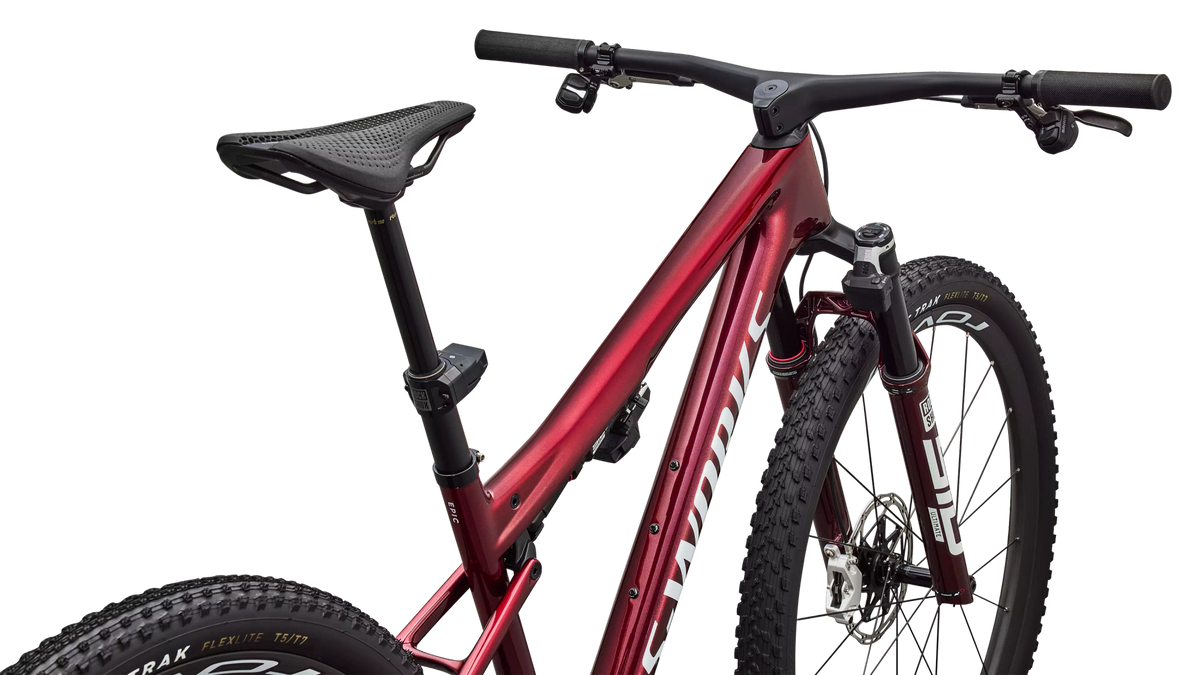 Specialized S-Works Epic 9 - 2027 - Gloss Red Tint Over Red Reflex Pearl Edge Fade