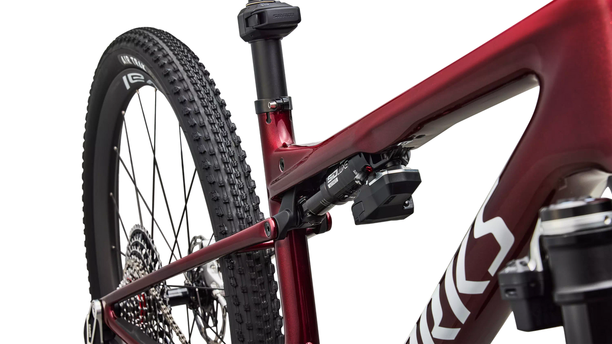 Specialized S-Works Epic 9 - 2027 - Gloss Red Tint Over Red Reflex Pearl Edge Fade