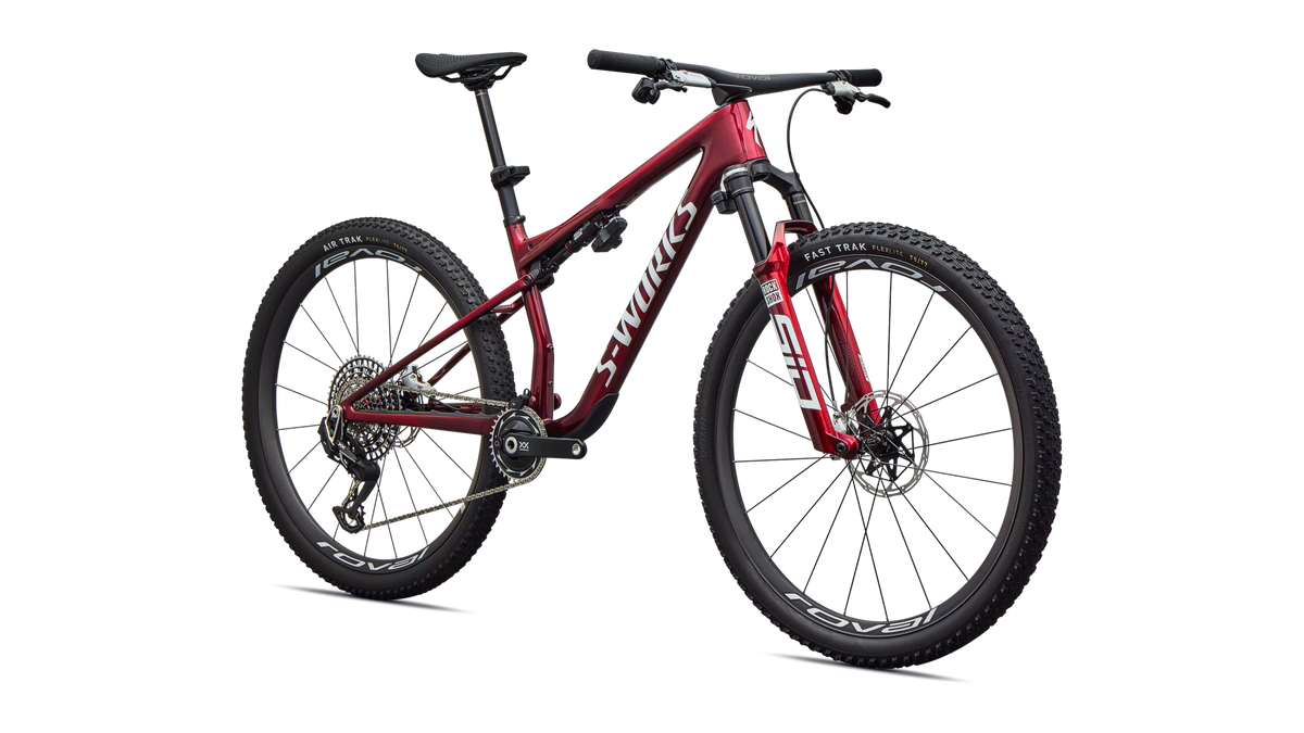 Specialized S-Works Epic 9 - 2027 - Gloss Red Tint Over Red Reflex Pearl Edge Fade