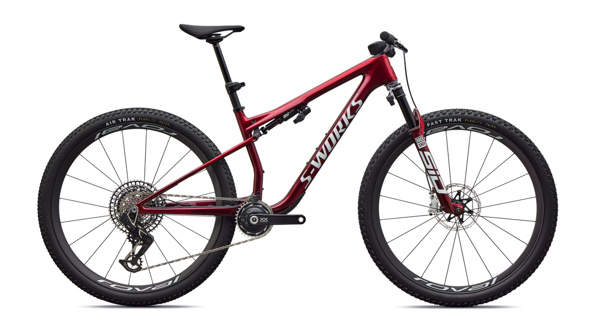 Specialized S-Works Epic 9 - 2027 - Gloss Red Tint Over Red Reflex Pearl Edge Fade