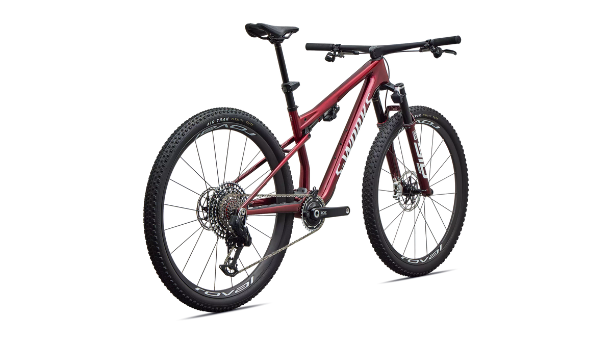 Specialized S-Works Epic 9 - 2027 - Gloss Red Tint Over Red Reflex Pearl Edge Fade