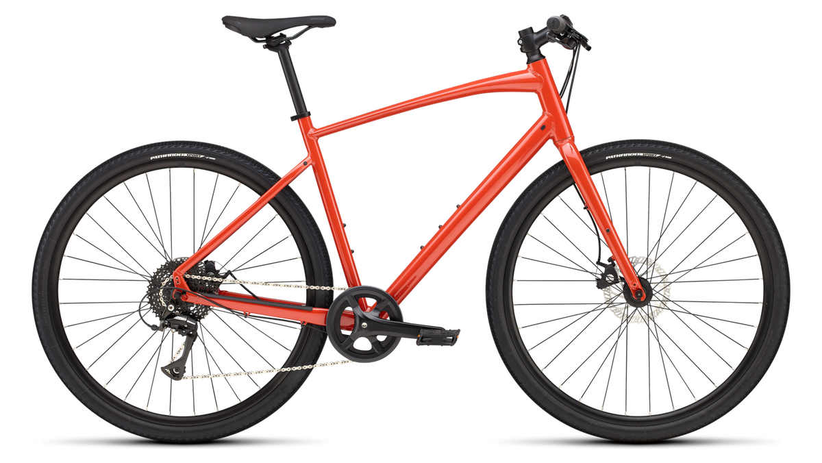 Specialized Sirrus X 1.0 - Gloss Deep Orange / Redwood Reflective