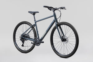 Norco Indie 1 2027 - Navy Grey quarter view
