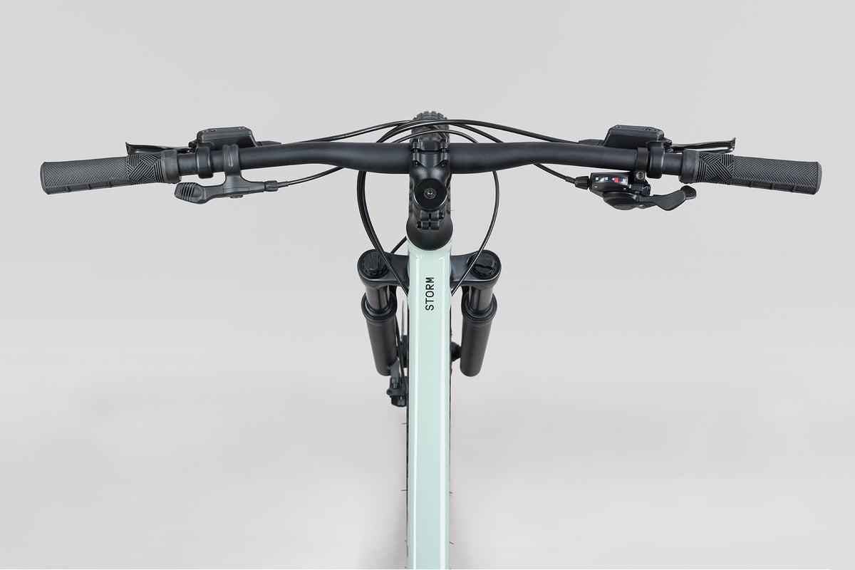 Norco Storm 2 - Grey Mint - rider view