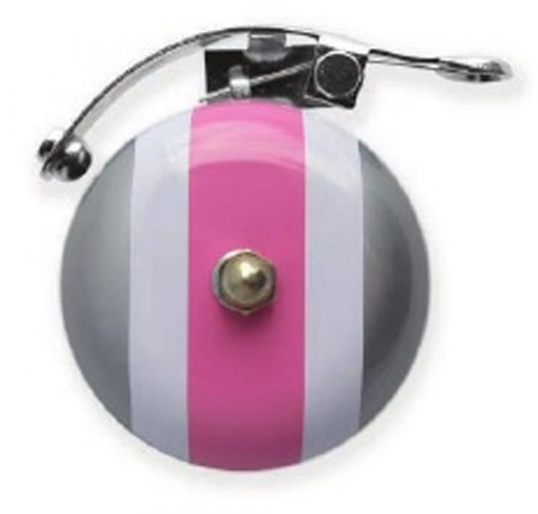 Luvelo Striker Bike Bell Pink Stripe