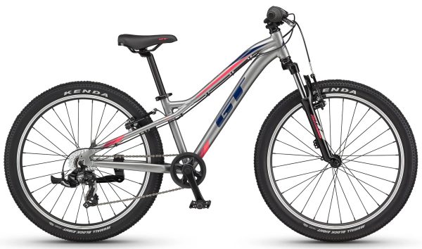 GT Stomper Prime 24 Silver Pop A Wheelie