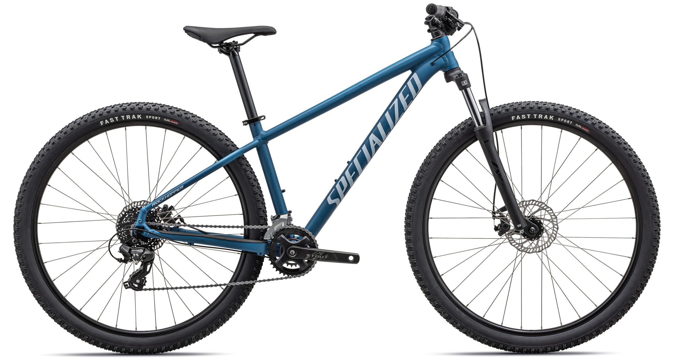 Specialized Rockhopper 27.5 Satin Mystic Blue Morning Mist Pop A Wheelie