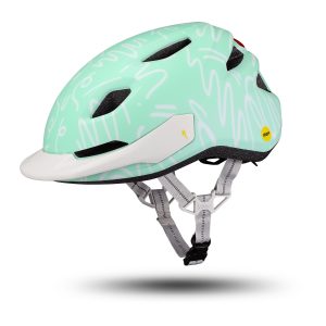 Specialized Shuffle 2 LED Child Helmet - Dune White Graphic