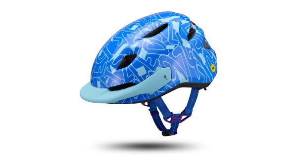 Specialized Shuffle 2 LED Child Helmet - Sky Blue Graphic